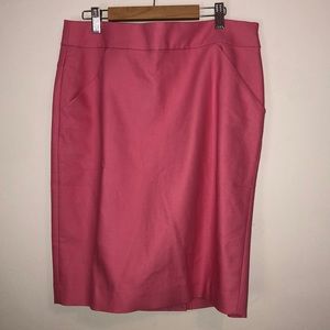 J Crew Pink Pencil Skirt
